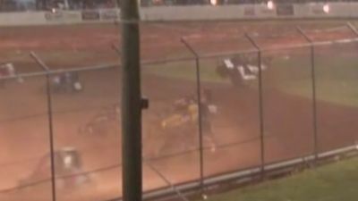 Bryant Wiedeman Flips on Opening Lap at Red Dirt