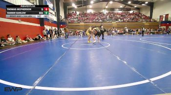 144 lbs Consi Of 8 #2 - Thomas McPherson, Tulsa Union vs Tanner Barlow, Mcalester HS