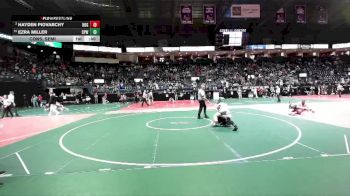 130 lbs Cons. Semi - Hayden Piovarchy, ROGA vs Ezra Miller, CPWA