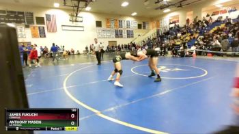 120 lbs 1st Place Match - Anthony Mason, La Mirada vs James Fukuchi, Cerritos