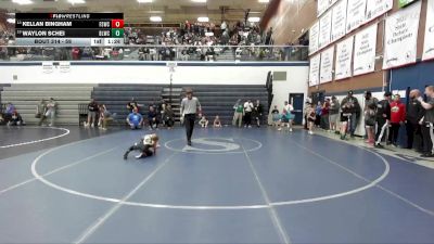 59 lbs Cons. Round 2 - Waylon Schei, Bear Lake Wrestling Club vs Kellan Bingham, Fighting Squirrels Wrestling Club