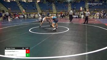 Quarterfinal - Grant Crownhart, Bear Cave vs Armando Hurtado, Miami Columbus HS