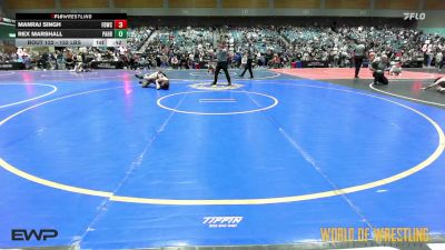 152 lbs Consi Of 8 #1 - Manraj Singh, FordDynasty Wrestling Club vs Rex Marshall, Pahranagat Valley Youth Wrestling