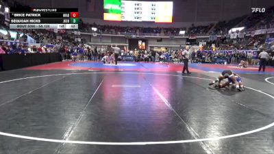 5A 120 lbs Semifinal - Brice Patrick, Arab vs Sequoah Hicks, John Carroll Catholic HS