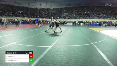 161 lbs Consi Of 16 #2 - Owen Orr, McLoud vs Daniel Davis, Cashion Wrestling