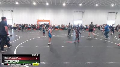 70 lbs Quarterfinal - Tripp Hepfner, Rebel Wrestling Club vs Austin Myers, Rock Hill Wrestling Club