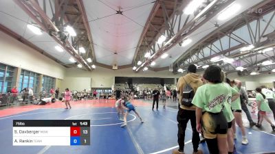 75 lbs Rr Rnd 7 - Sydney Daxberger, MGW Golden Girls vs Addison Rankin, Team Virginia