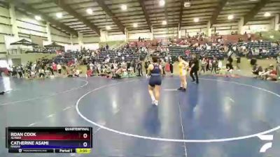 180 lbs Quarterfinal - Roan Cook, Alaska vs Catherine Asami, Hawaii