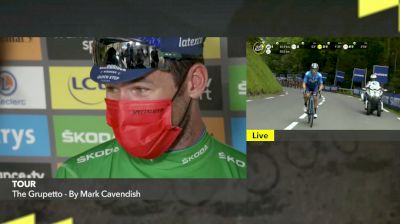 Mark Cavendish Leans on The Grupetto