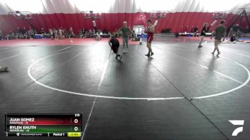 215 lbs Placement Matches (16 Team) - Rylen Knuth, Reedsburg vs Juan Gomez, Marathon