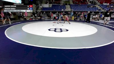 132 lbs Cons. Rd Of 32 - Jasper Croom, FL vs Mason Goelz, IN