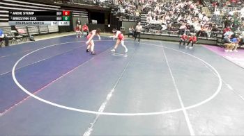 4A 170 lbs 5th Place Match - Andie Stump, Bear River vs Brezlynn Cox, Bear River