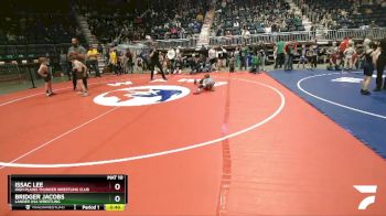 67 lbs Cons. Round 2 - Bridger Jacobs, Lander USA Wrestling vs Issac Lee, High Plains Thunder Wrestling Club