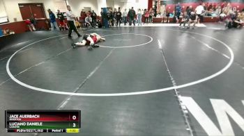 144 lbs Cons. Round 4 - Jace Auerbach, Riverton vs Luciano Daniele, Laramie