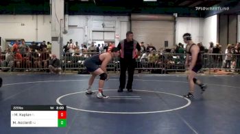 Match - Matthew Kaplan, Fl vs Max Acciardi, Nj