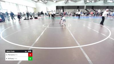 67-M2 lbs Semifinal - Casen Parsons, Phillipsburg vs Andrew Wiltsey, Pinelands Wrestling Club