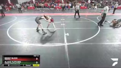 78 lbs Quarterfinal - Blaine Fletcher, Monroe Wrestling Club vs Benny Block, Prescott