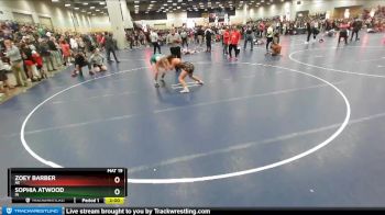 138 lbs Champ. Round 1 - Sophia Atwood, IN vs Zoey Barber, NE