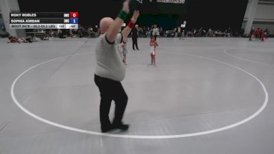 46.3-50.2 lbs Quarters - Sophia Jordan, Simley Wrestling Club vs Roxy Robles, Brighton Wrestling Club