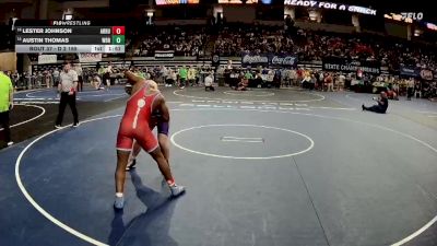 D 2 165 lbs Champ. Round 1 - Austin Thomas, Woodlawn - B.R. vs Lester Johnson, Archbishop Rummel