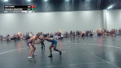 178 lbs Round 2 (8 Team) - Reid Gober, GA United Red vs Deangelo Bradford, Mat Clash