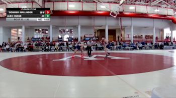 133 lbs Champ. Round 1 - Dominik Mallinder, Wisconsin-Whitewater vs Alex Crane, John Carroll