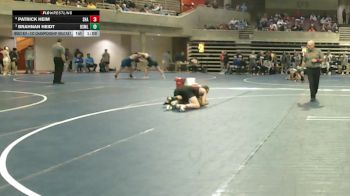 107 Championship Bracket 11th Place Match - Patrick Heim, Shakopee vs Brahnan Heidt, Bismarck Legacy
