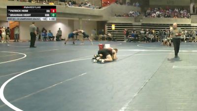 107 Championship Bracket 11th Place Match - Patrick Heim, Shakopee vs Brahnan Heidt, Bismarck Legacy