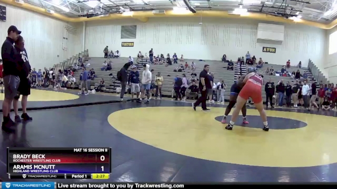 285 lbs Champ. Round 1 - Brady Beck, Rochester Wrestling Club vs Aramis  McNutt, Highland Wrestling Club