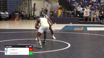 157 lbs 7th Place - Jurius Clark, Hofstra vs Rhise Royster, Long Island University
