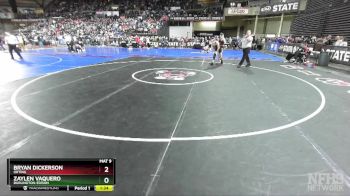 2A 132 lbs Champ. Round 1 - Bryan Dickerson, Orting vs Zaylen Vaquero, Burlington-Edison