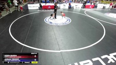 49 lbs Quarterfinal - Aiden Ibarra, Marvel Wrestling Academy vs Adrian Mendez, Wild Cats Wrestling Club