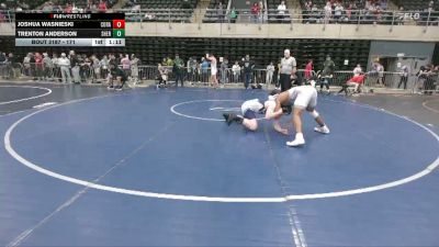 171 lbs Quarterfinal - Joshua Wasnieski, Coraopolis vs Trenton Anderson, Sherburne