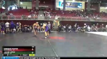 285 lbs Round 1 (8 Team) - Jacob Lopez, Hastings vs Enrique Foster, Bellevue East