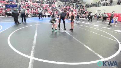 76 lbs Quarterfinal - Aydreana McClain, Berryhill Wrestling Club vs Jaylynn Rainbolt, Gentry Youth Wrestling