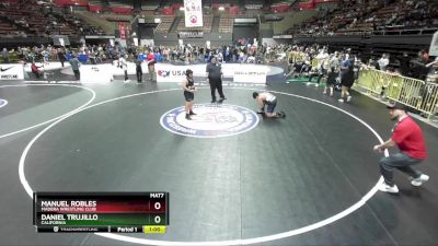 160 lbs Cons. Round 1 - Daniel Trujillo, California vs Manuel Robles, Madera Wrestling Club