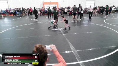 45 lbs Quarterfinal - Jeremiah McBee, James Island vs Gabriel Sharp, Reverence Wrestling Club