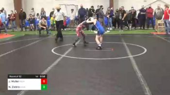 65 lbs Prelims - Jackson Muller, Holmdel Hornets vs Noah Ziobro, Manalapan Braves