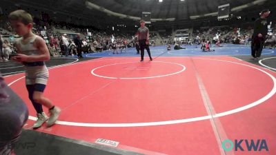 46 lbs Consi Of 16 #2 - Rory Rice, Coweta Tiger Wrestling vs Huxley Hill, Raw Wrestling Club