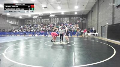 285 lbs Semifinal - Alexander Carmona, Golden West vs Israel Pinzon, Chowchilla