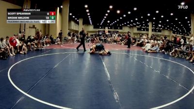 165 lbs Placement Matches (32 Team) - Brodie Melzoni, Team Shutt Weston vs Scott Speakman, Indiana Outlaws