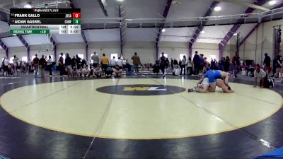 197 lbs Quarterfinal - Frank Gallo, John Carroll vs Aidan Gassel, Case Western
