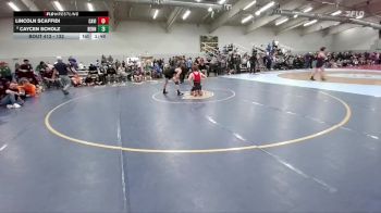 132 lbs Champ. Round 2 - Lincoln Scaffidi, Castle View vs Caycen Scholz, Bennett
