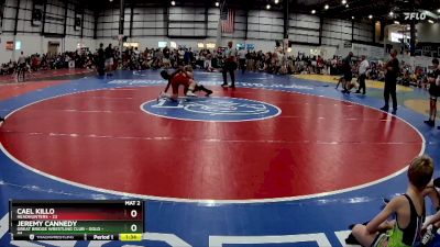 125 lbs Semis (4 Team) - Cael Killo, HEADHUNTERS vs Jeremy Cannedy, GREAT BRIDGE WRESTLING CLUB - GOLD