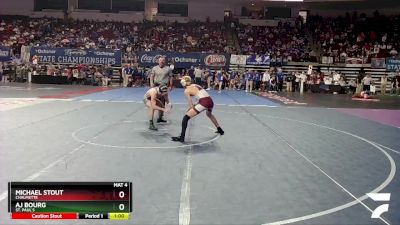 D 1 126 lbs Cons. Round 2 - AJ Bourg, St. Paul`s vs Michael Stout, Chalmette