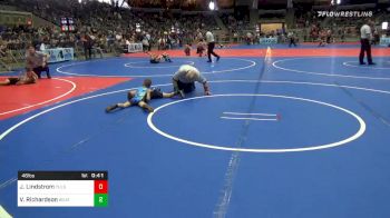 46 lbs Prelims - Jude Lindstrom, Tulsa Blue-T Panthers vs Van Richardson, Weatherford Youth