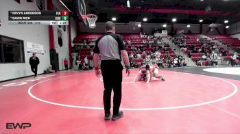 215 lbs 3rd Place Match - Gavin Rich, BLANCHARD vs Devyn Anderson, PLAINVIEW
