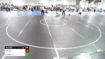 106 lbs Quarterfinal - Jeremy Ortiz, San Dimas vs Athony Ayon, Shafter