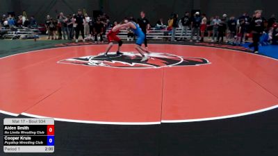 126 lbs Cons. Quarters - Aiden Smith, No Limits Wrestling Club vs Cooper Kruis, Puyallup Wrestling Club