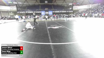 88 lbs Champ. Rd Of 16 - Jaxson Nilson, Punisher Wrestling Company vs Taven Wing, Steelclaw Wrestling Club